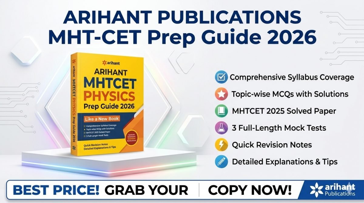 Mhtcet Arihant Prep Guide for physics 2026 — Special Offer — Bookaao