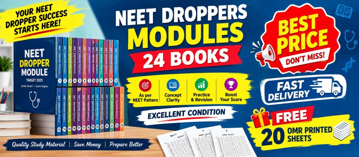 PW original modules 24 book set for neet droppers — Special Offer — Bookaao