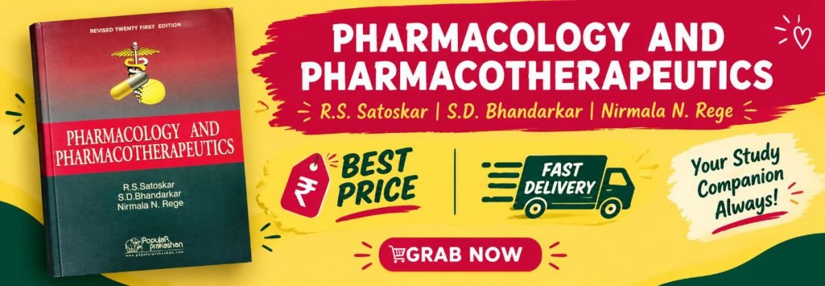 Satoskar's pharmacology and pharmacotherapeutics — Special Offer — Bookaao