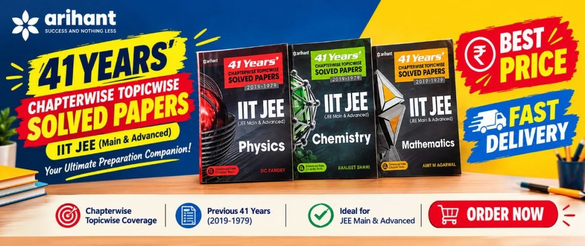 Arihant 41 Years IIT JEE Solved Papers (MPC Set) — Special Offer — Bookaao