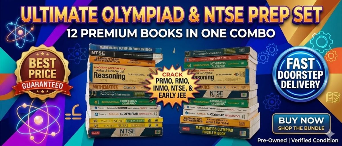 Olympiad, NTSE Exam Prep Set Mega Combo(12 Books) — Special Offer — Bookaao