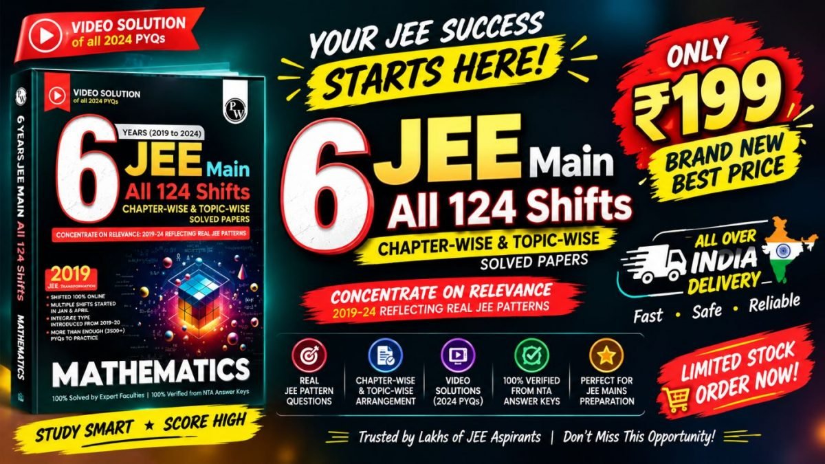 Maths Jee Main PYQ 6 Years 2019 to 2024 — Special Offer — Bookaao