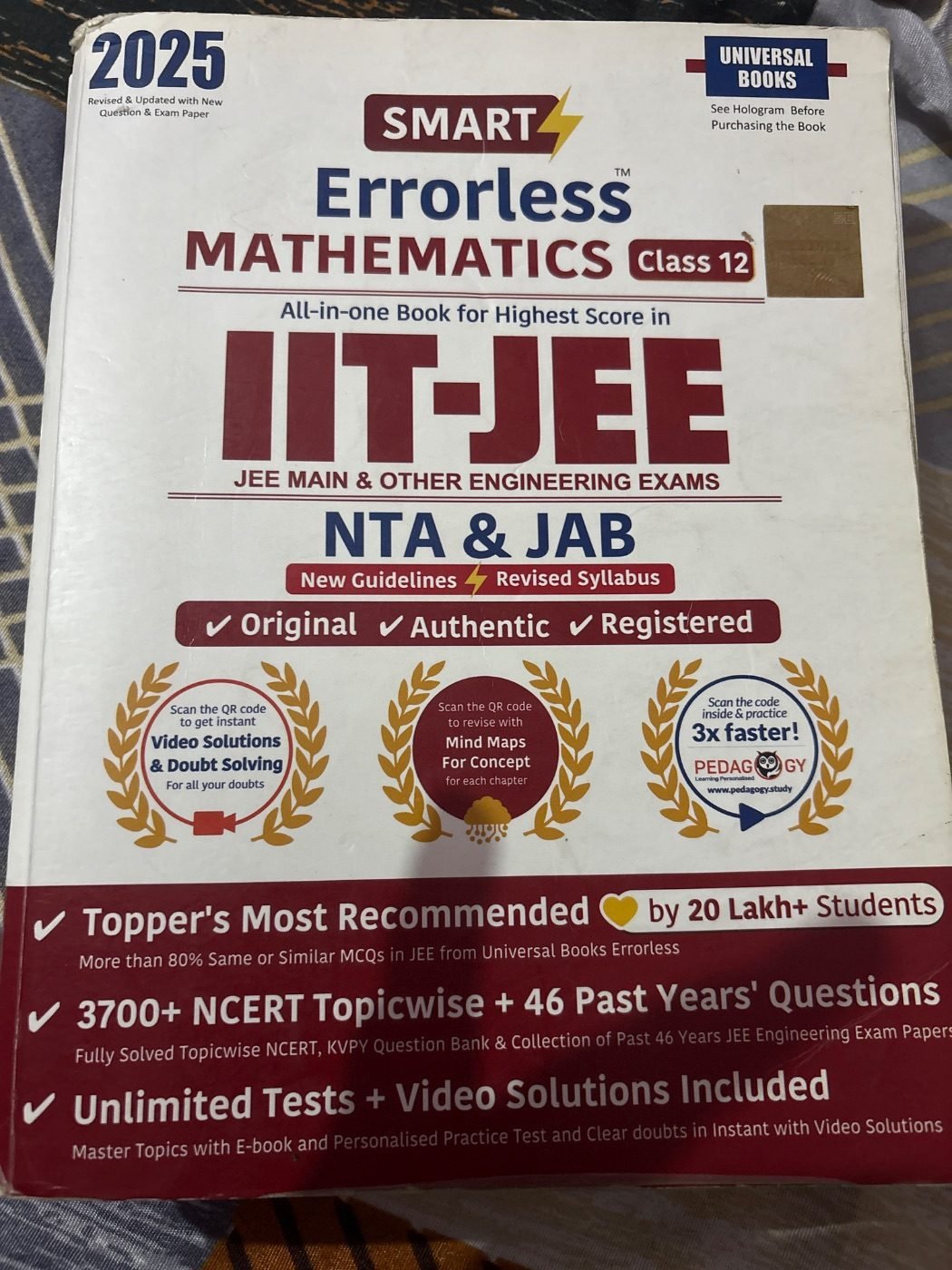 Errorless book class 11&amp;12 math book 2025 iit jee — Special Offer — Bookaao