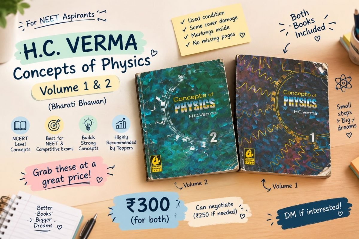 Concepts of physics HC varma — Special Offer — Bookaao