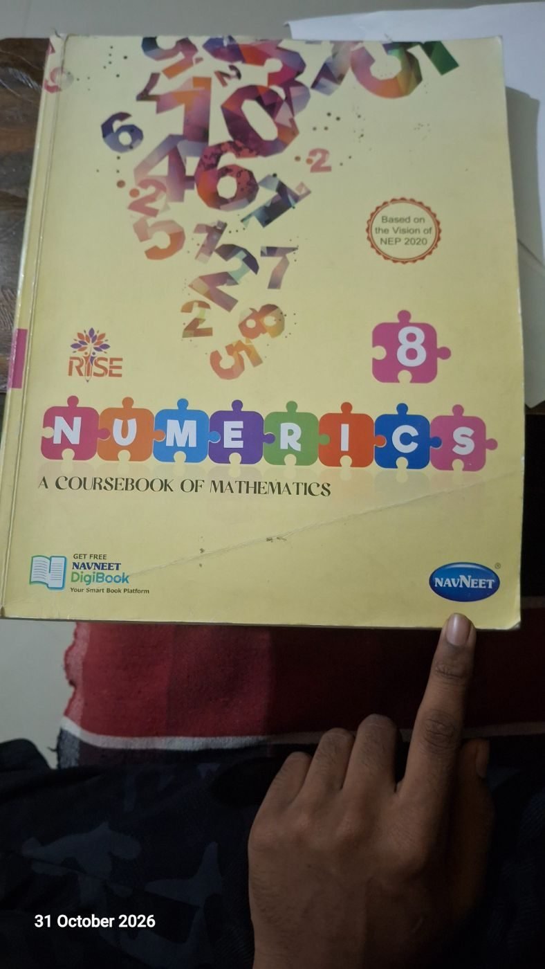 Numerics a course in mathematics class 8th — Special Offer — Bookaao