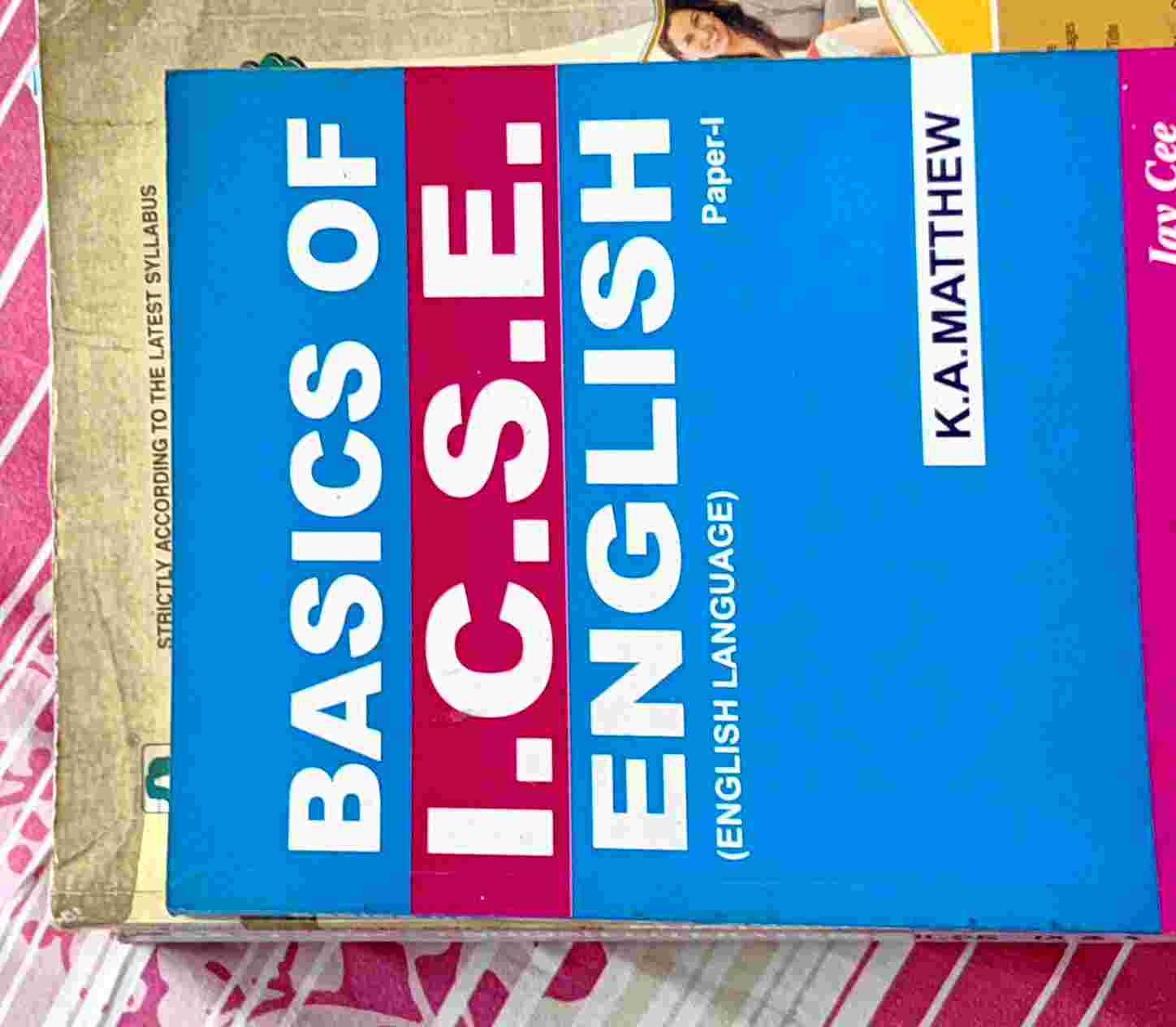 Basic I.C.S.E English Paper -I - Second Hand - Bookaao
