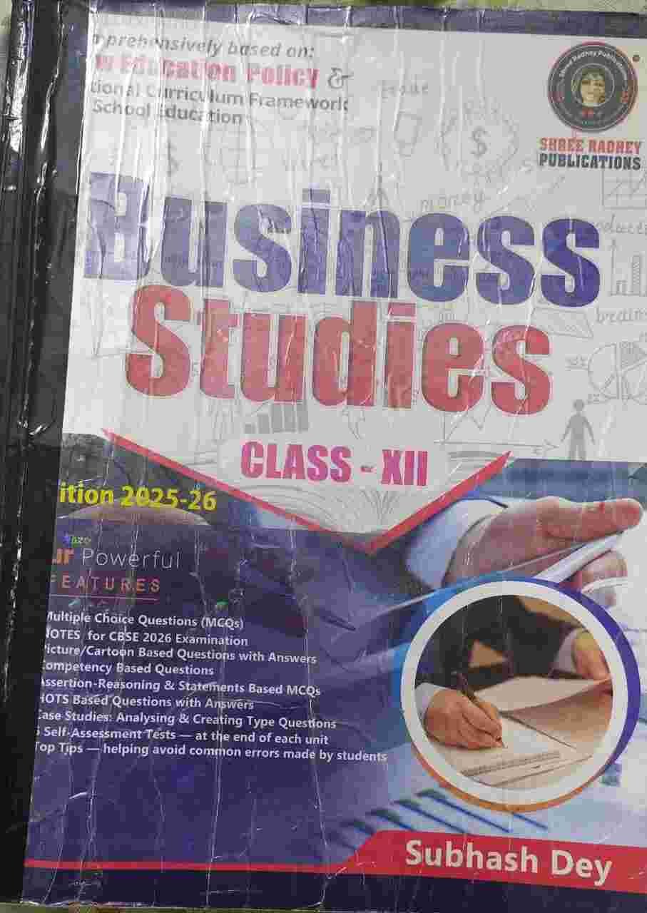 Buy Second Hand Business studies by Subhash dey in Delhi - Bookaao