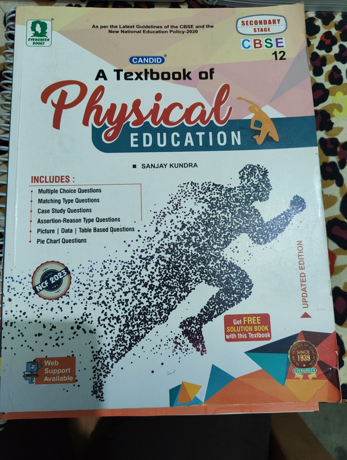 Candid physical education book for class 12th - Second Hand - Bookaao