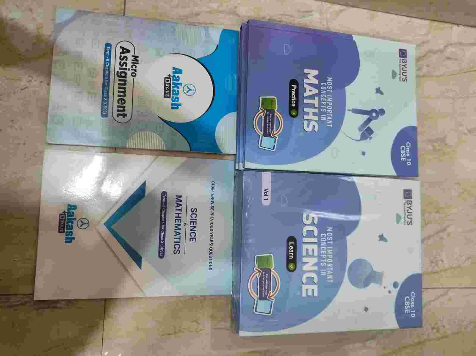 CBSE Class 10 Science & Maths Complete Material - New Book - Bookaao