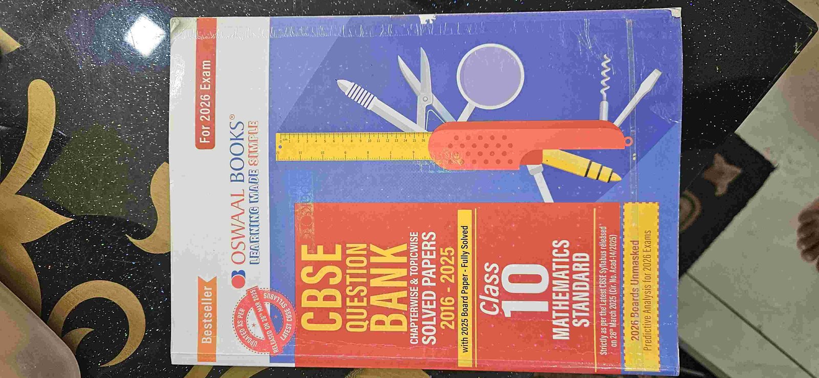 Cbse class 10 std math solved paper 2016 to 2025 - Second Hand - Bookaao