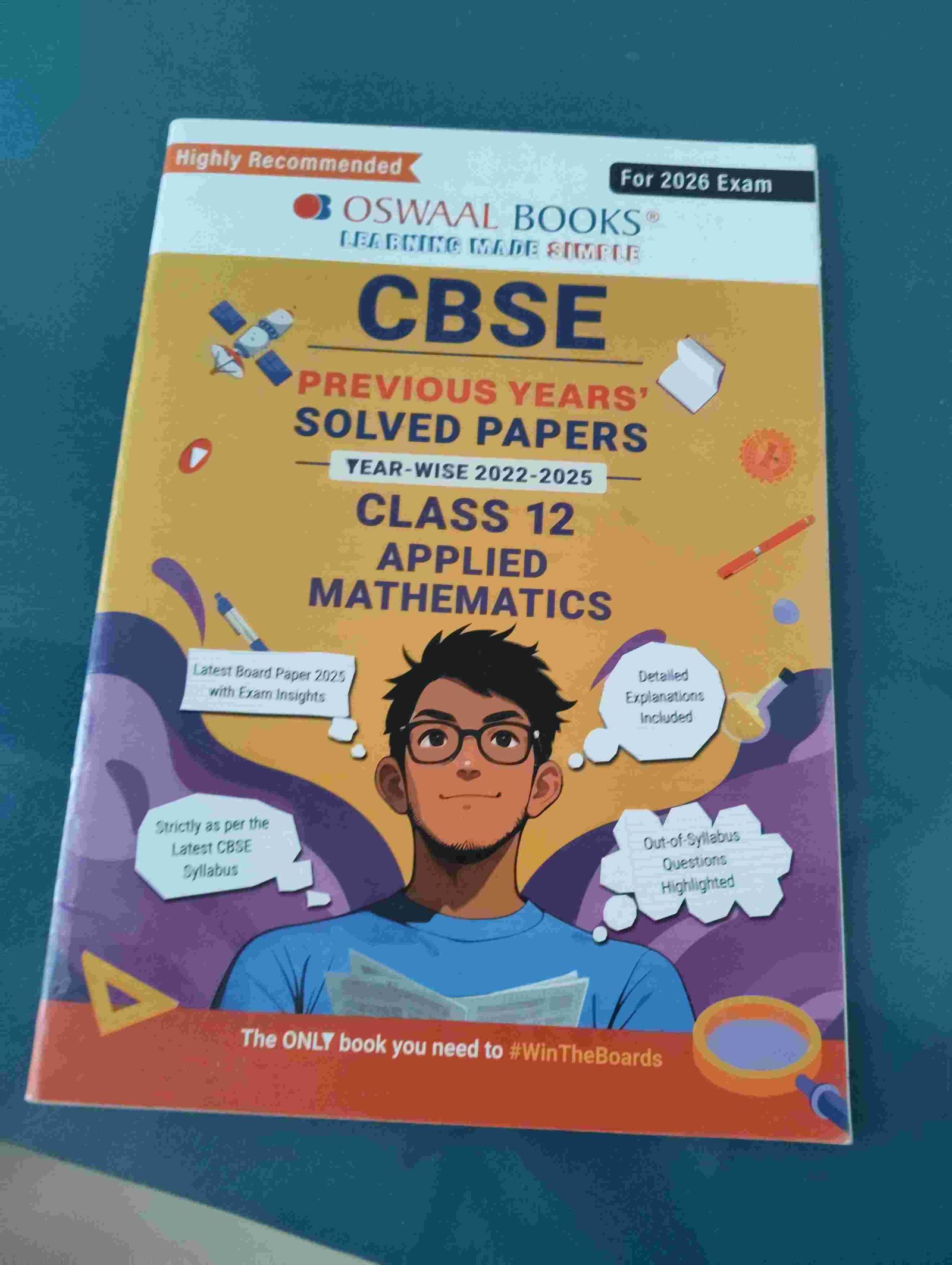 CBSE CLASS 12 APPLIED MATHS SOLVED PYQ 2022-2025 - Second Hand - Bookaao