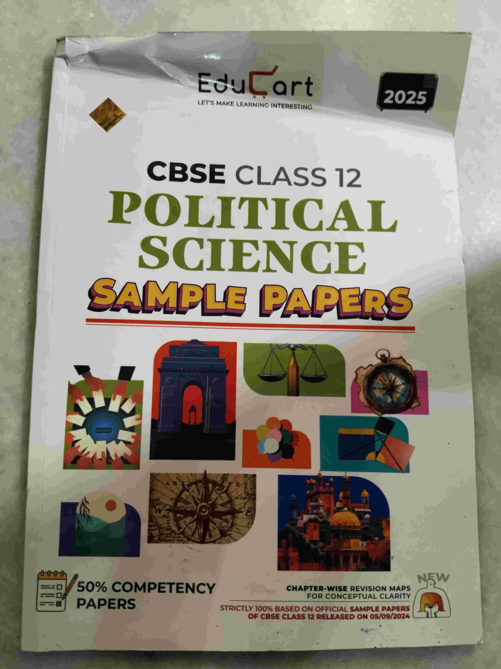 CBSE CLASS 12 POLITICAL SCIENCE SAMPLE PAPER - Second Hand - Bookaao