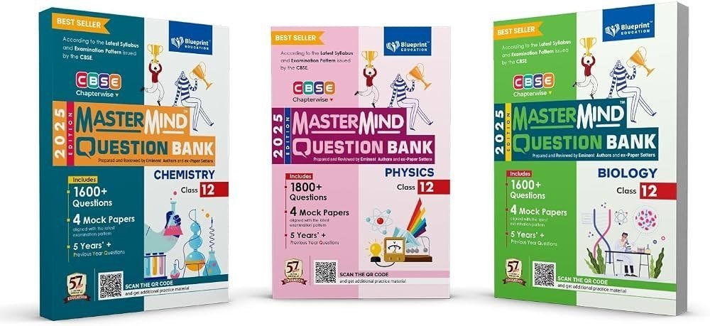 CBSE MASTERMIND QUESTION BANK CHEM, PHYS,BIO 3 SET - Second Hand - Bookaao