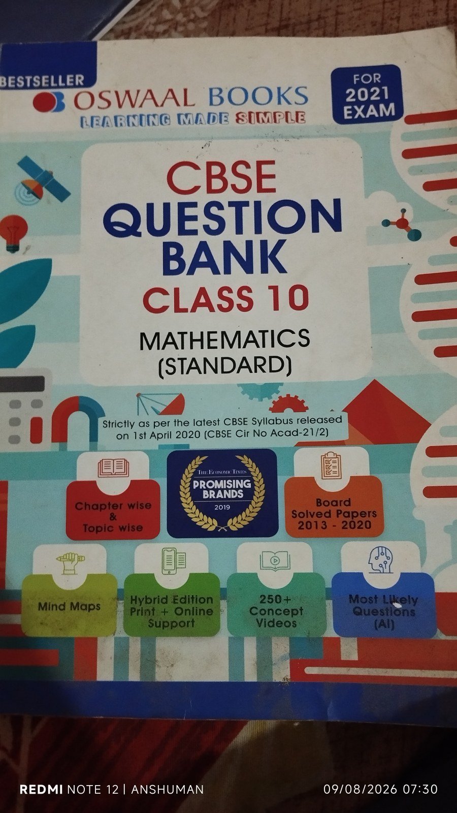 Cbse question bank class 10 maths standard - Second Hand - Bookaao