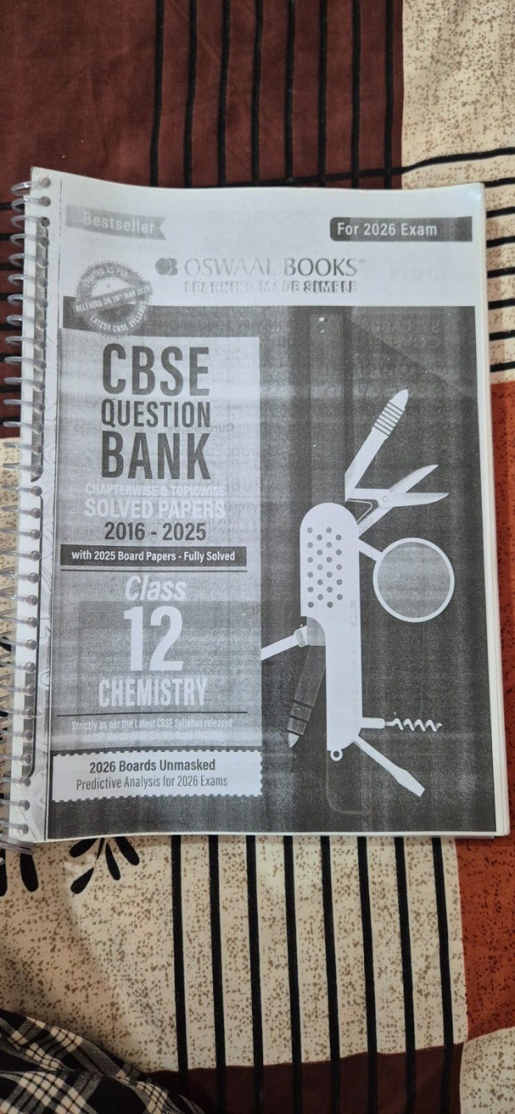 CBSE Question Bank Class 12th Chemistry Oswaal. - Second Hand - Bookaao