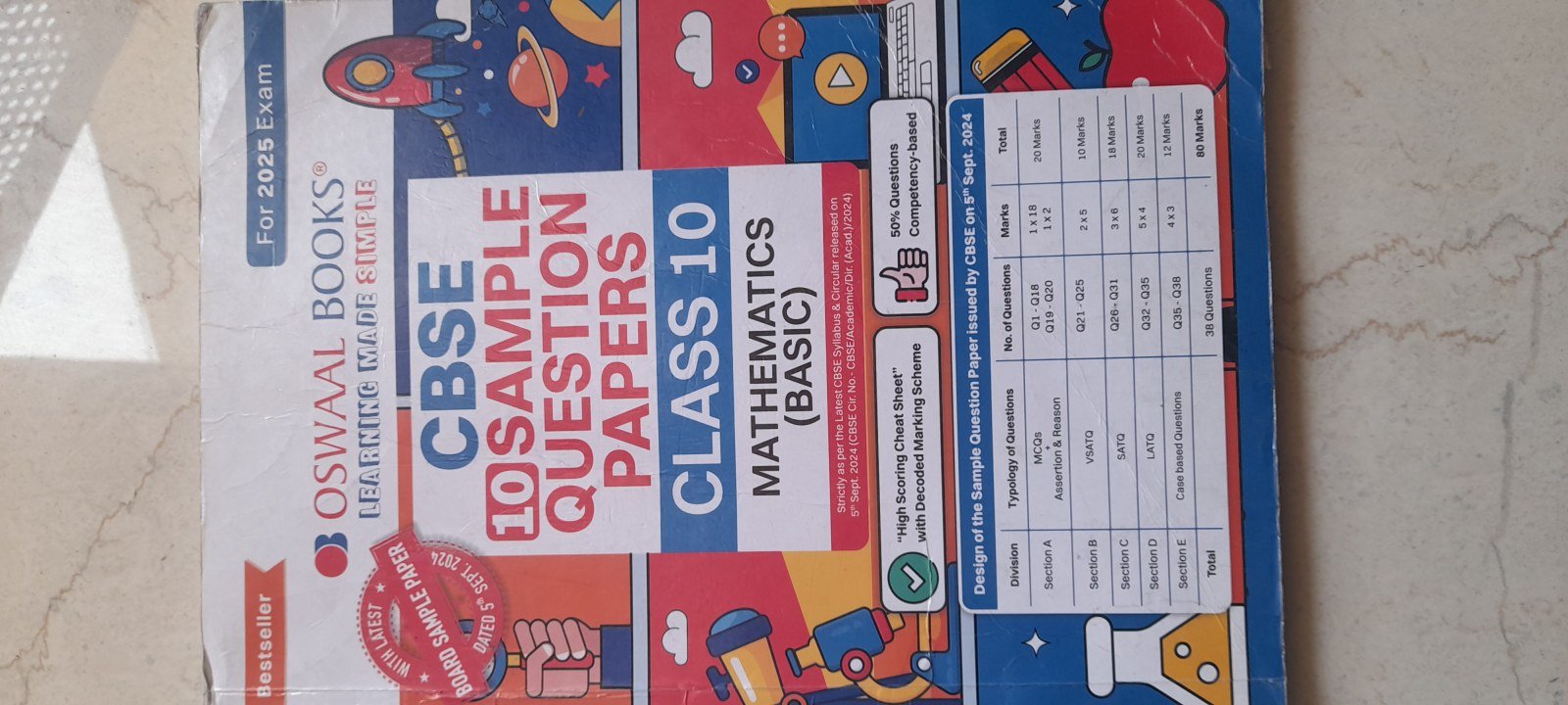 Cbse sample paper mathemativs grade 10th - Second Hand - Bookaao