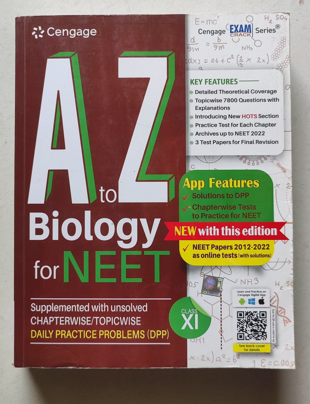 Buy Second Hand CENGAGE A TO Z BIOLOGY NEET CLASS 11 in Kota - Bookaao