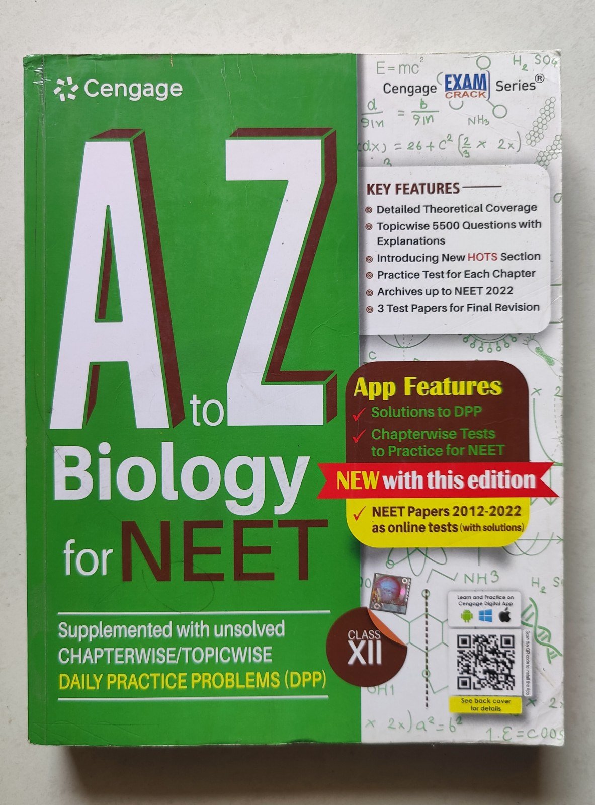 Buy Second Hand CENGAGE A TO Z BIOLOGY NEET CLASS 12 in Kota - Bookaao