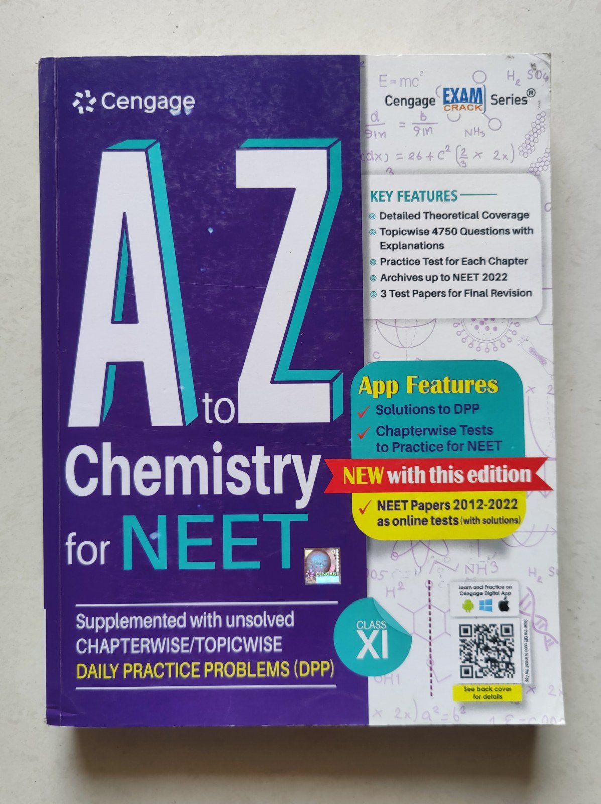 Buy Second Hand CENGAGE A TO Z CHEMISTRY NEET CLASS 11 in Kota - Bookaao