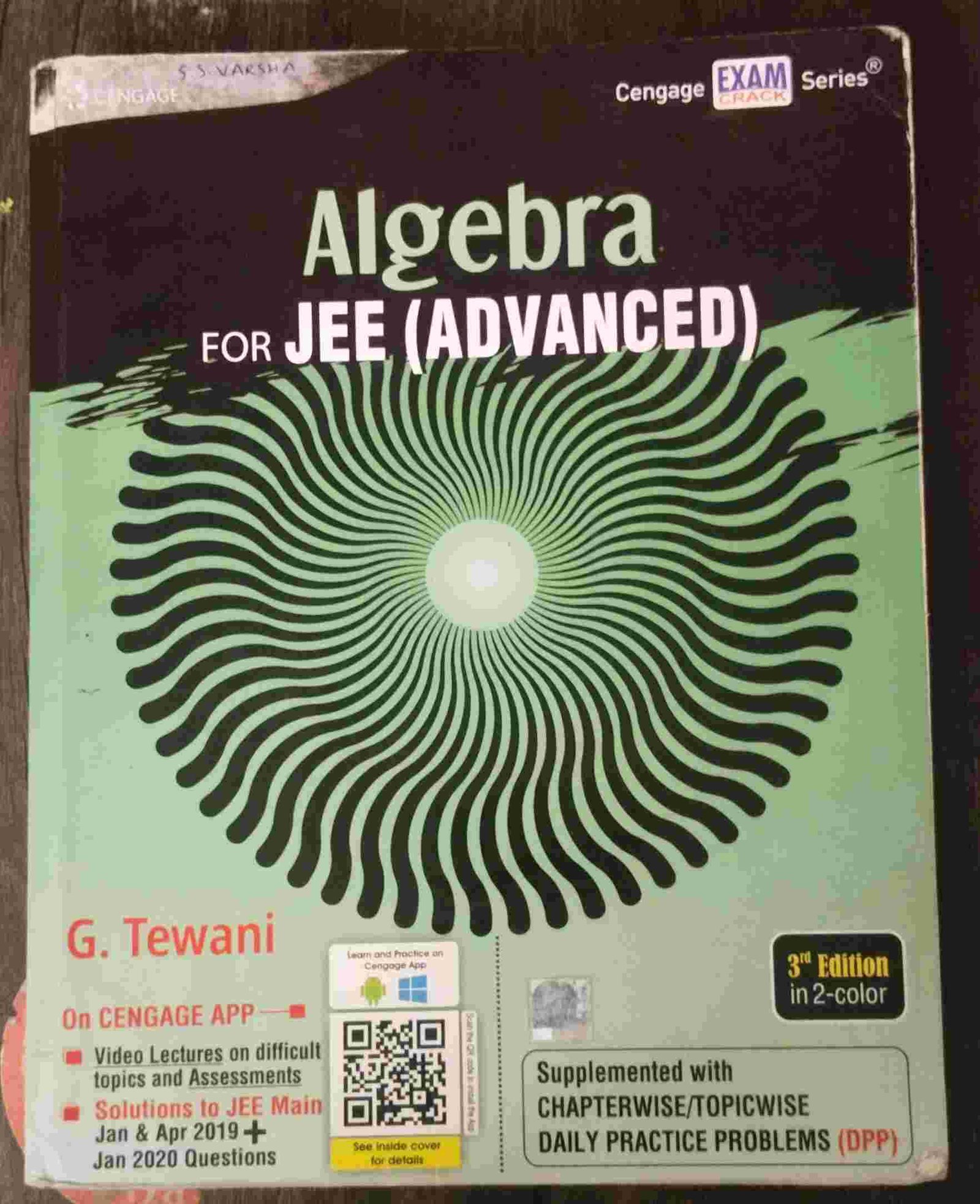 Cengage Algebra for JEE Advanced - Second Hand - Bookaao