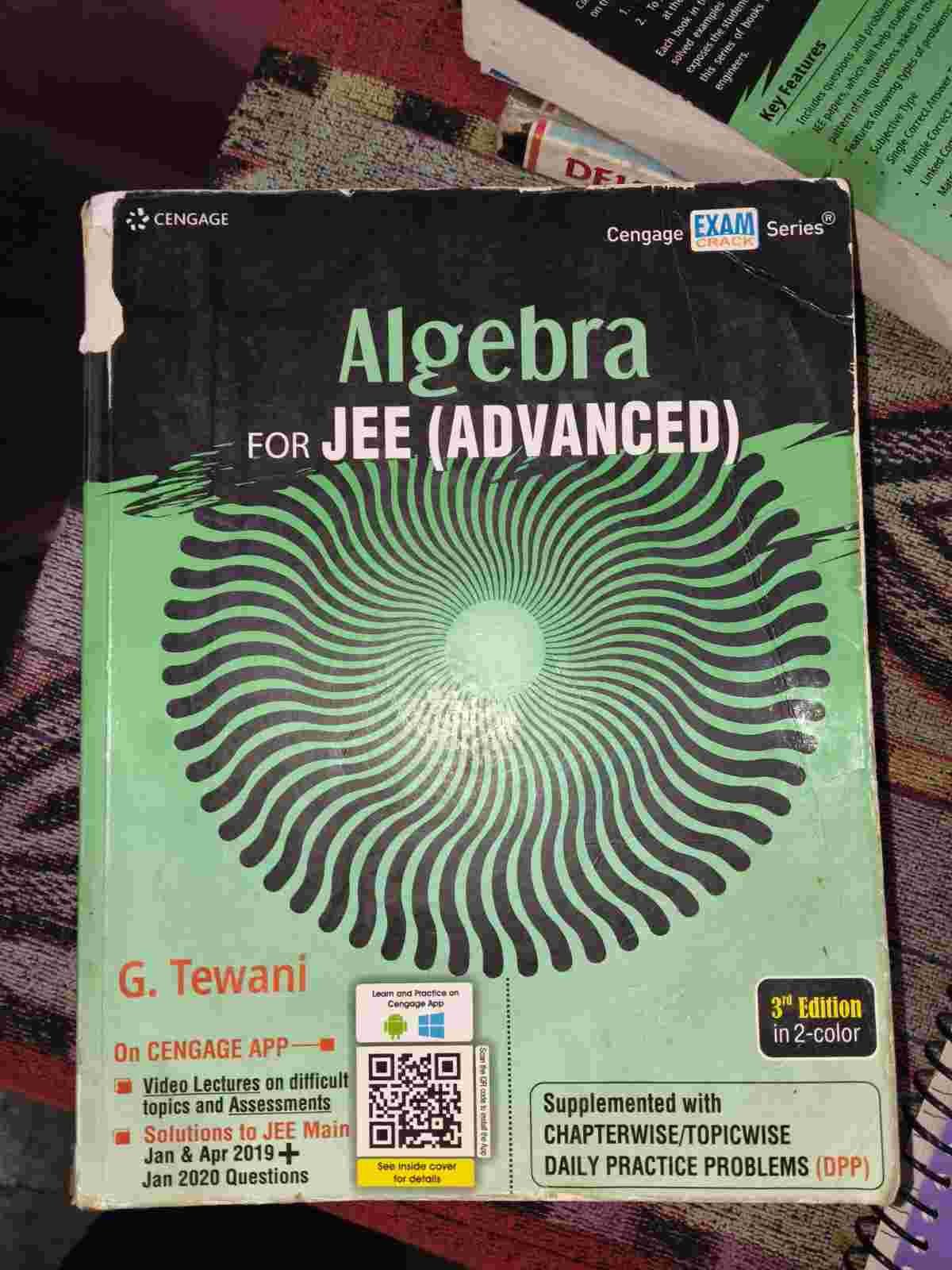 Cengage Algebra for JEE mains and ADVANCED - New Book - Bookaao
