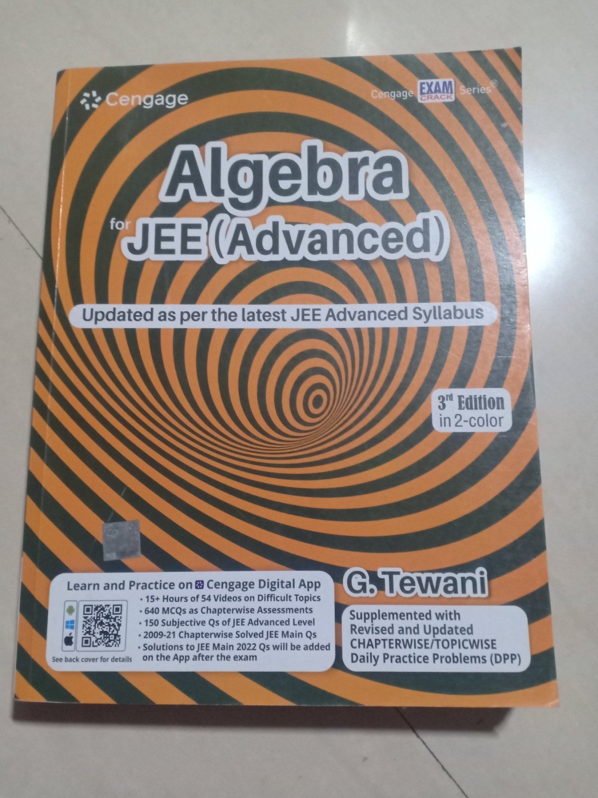 Buy New Cengage Algebra jee advanced in PUNE - Bookaao