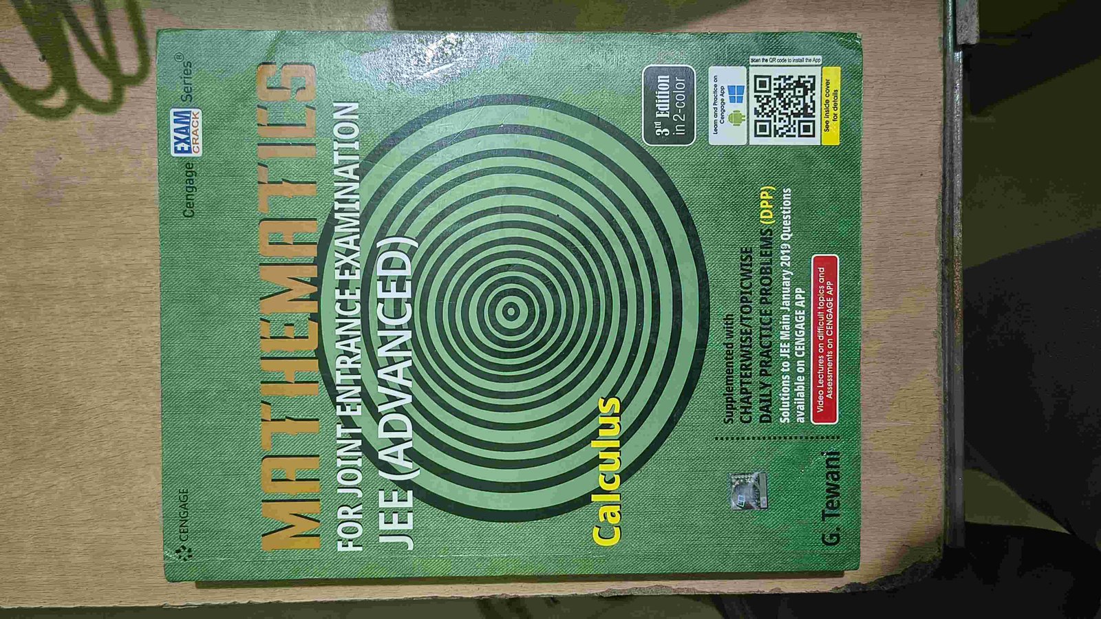 Buy Second Hand Cengage Calculus for JEE Advanced by G. Tewani in Ratia - Bookaao