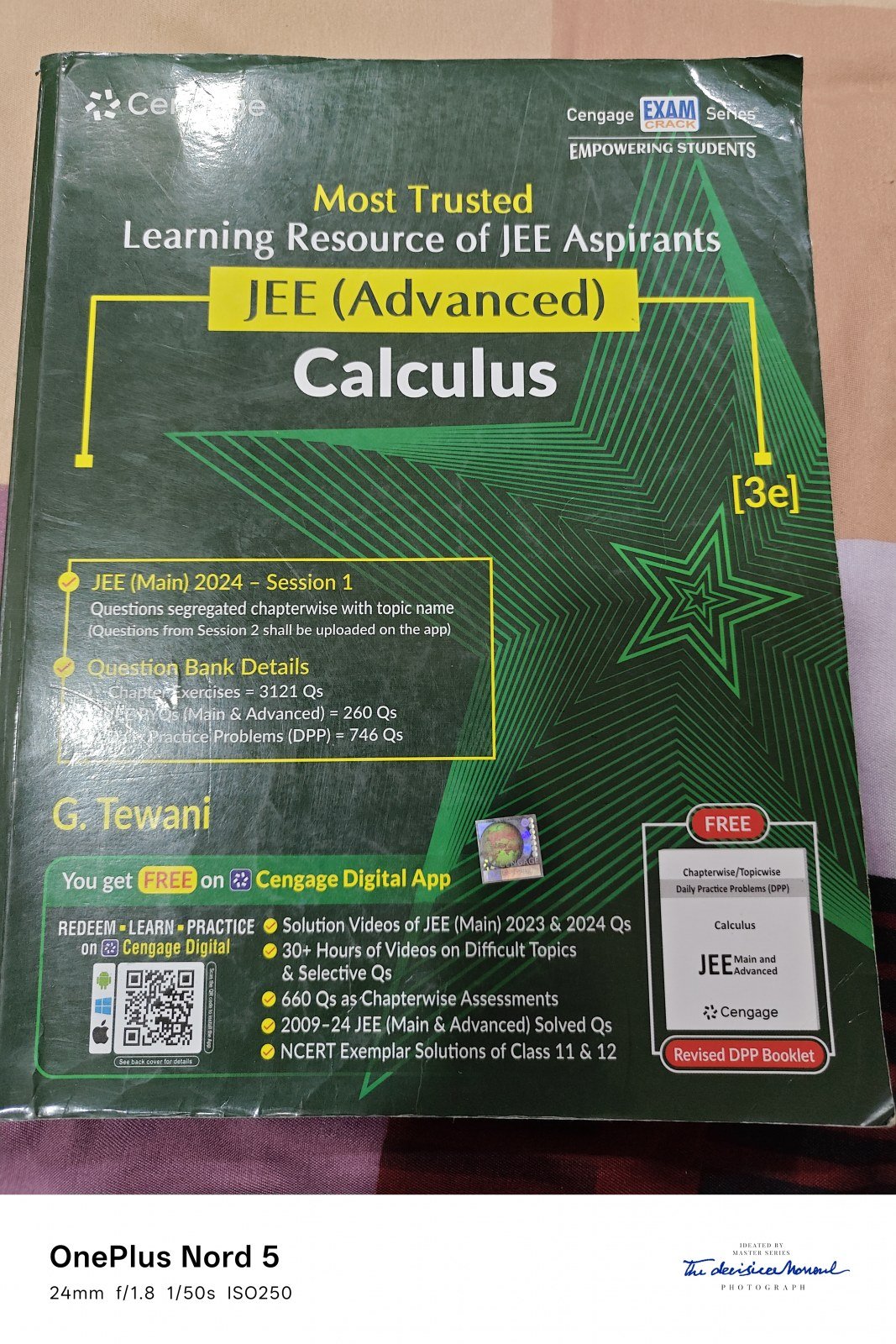 CENGAGE CALCULUS for jee with DPP - Second Hand - Bookaao