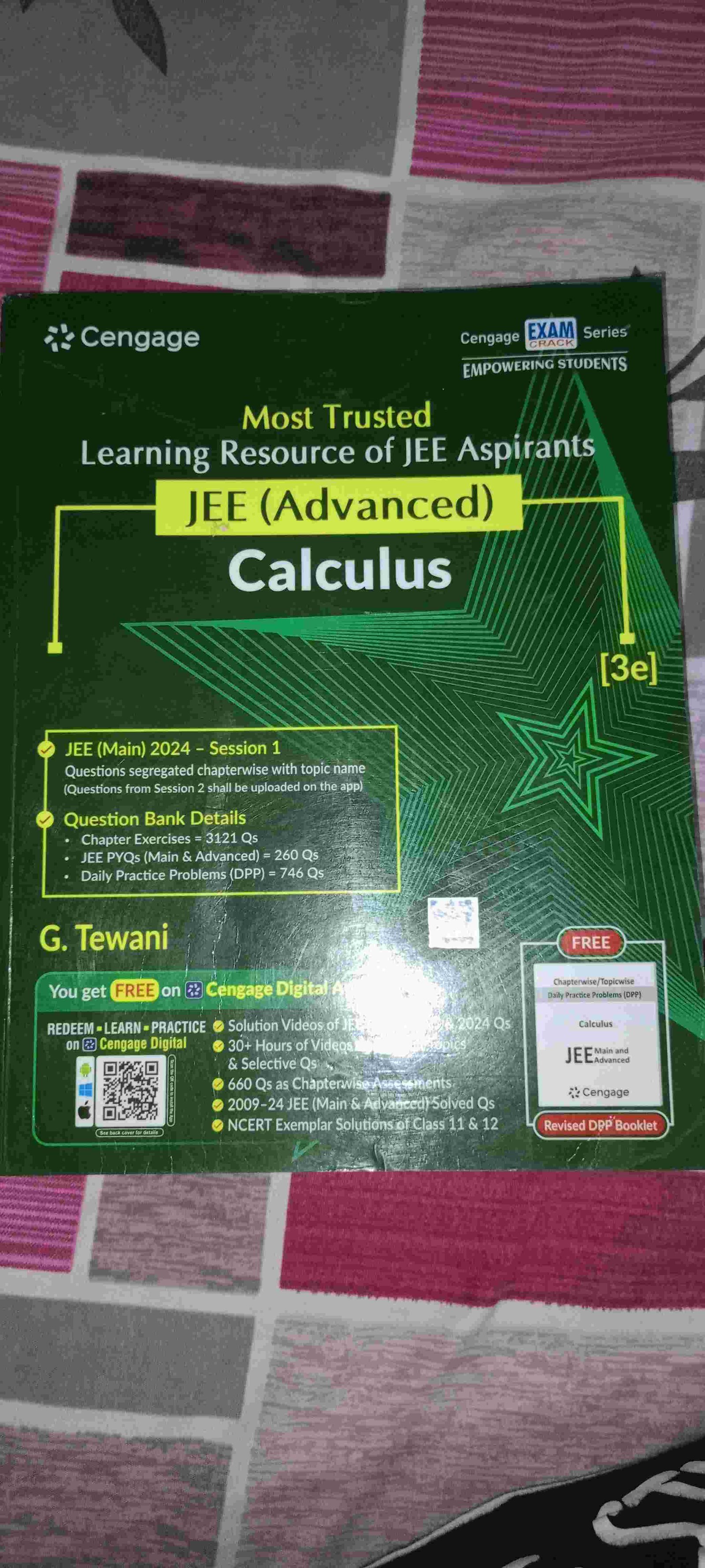 Cengage for (jee advanced) by g.tewani - New Book - Bookaao