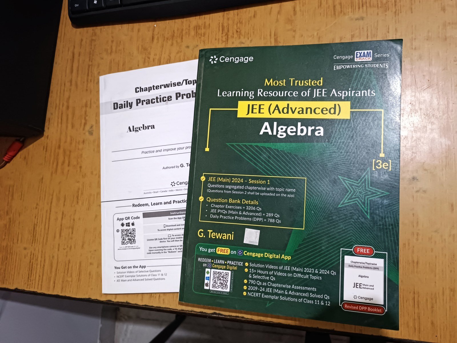 Cengage JEE Advanced  2025-26 Algebra by G. Tewani