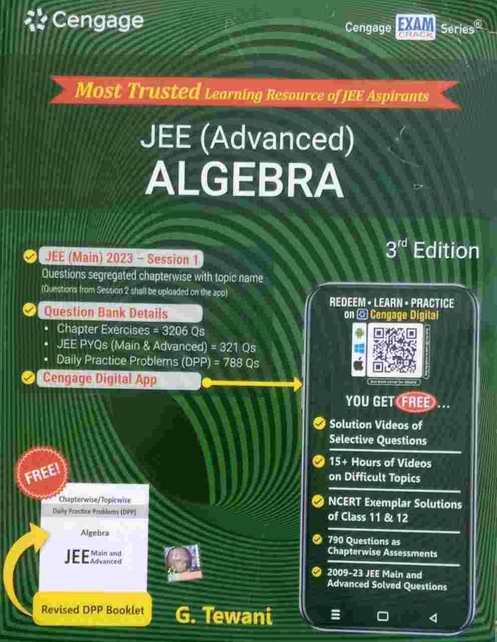 Cengage JEE (Advanced) Algebra (3rd Edition) - Second Hand - Bookaao