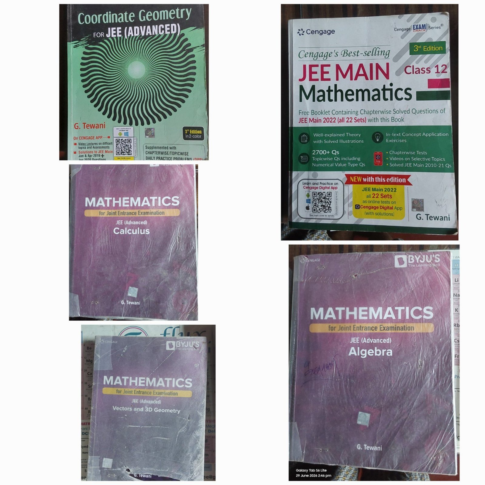 CENGAGE JEE ADVANCED MATHS SET - Second Hand - Bookaao