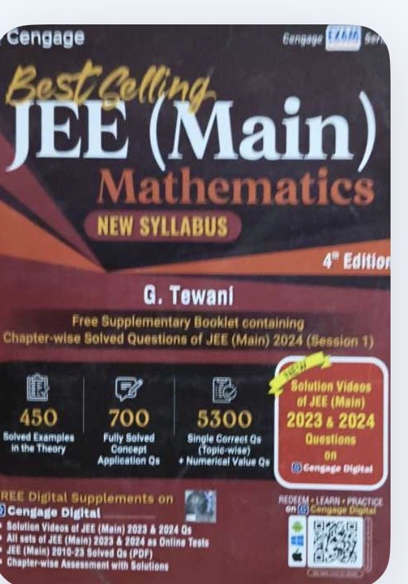 Buy Second Hand Cengage jee mains maths book in Bahraich - Bookaao