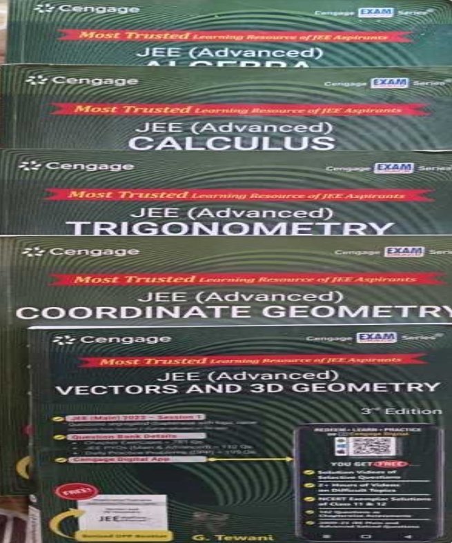 Cengage Mathematics All 5 book - Second Hand - Bookaao
