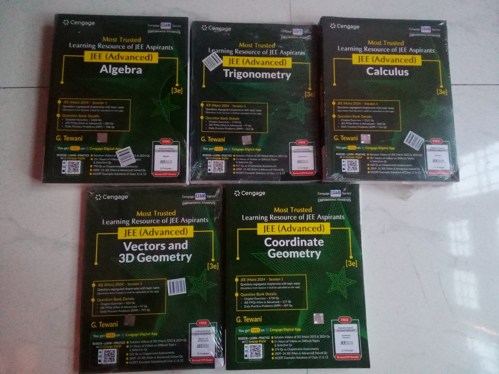 Cengage Mathematics Combo for JEE Advanced - New Book - Bookaao
