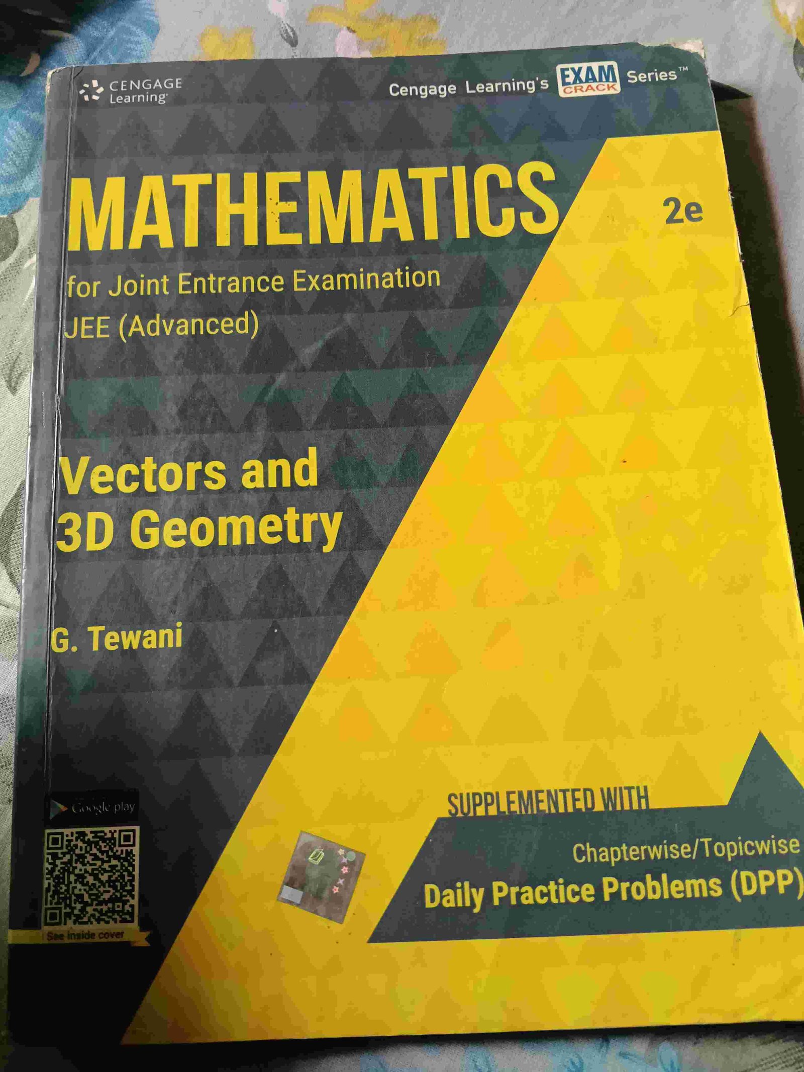 Cengage mathematics for jee advanced vector and 3D - Second Hand - Bookaao