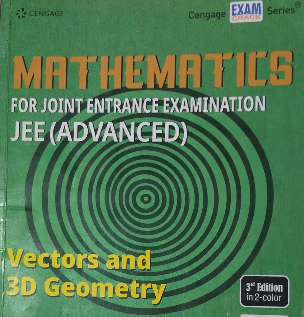 CENGAGE MATHEMATICS JEE ADV VECTORS & 3D GEOMETRY - Second Hand - Bookaao
