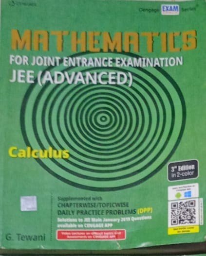 CENGAGE MATHEMATICS JEE ADVANCED - CALCULUS - Second Hand - Bookaao
