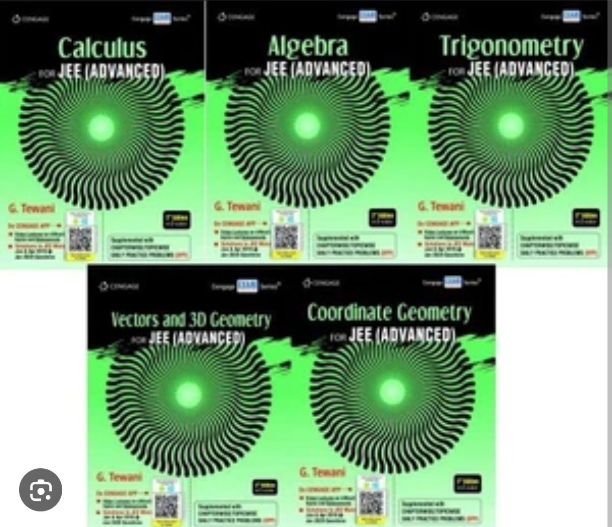 Cengage maths full set of  books jee mainsadvanced - Second Hand - Bookaao