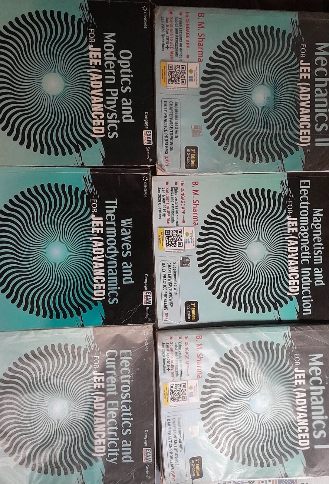 cengage physics set of 6 books for jee(advance) - Second Hand - Bookaao