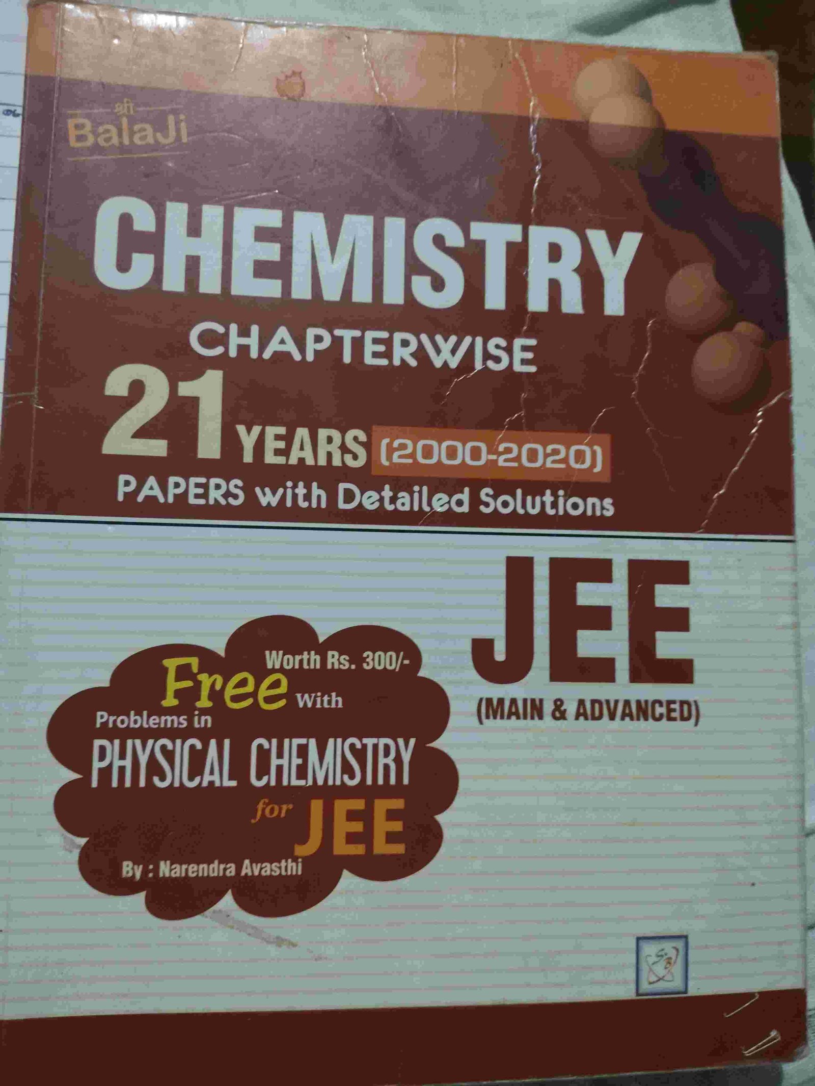Chemistry chapterwise 21 years paper with solution - Second Hand - Bookaao