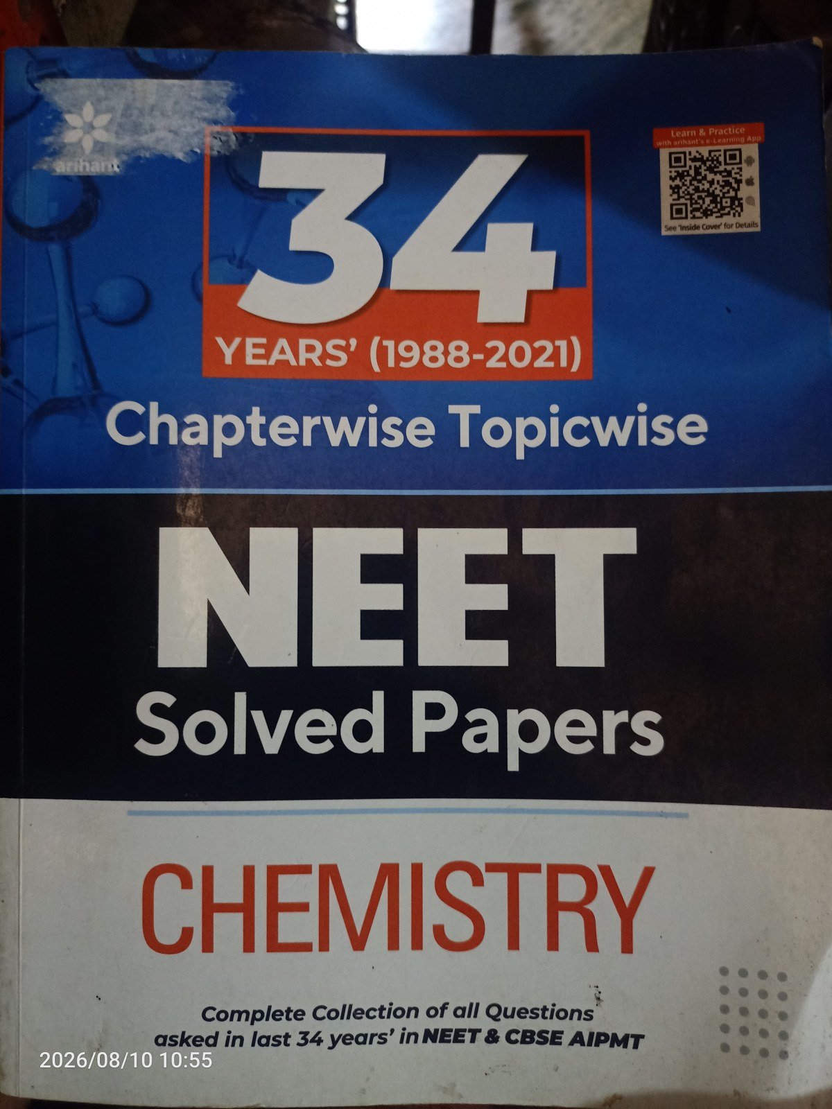 Buy Second Hand Chemistry Chapterwise topicwise NEET solved papers in Secunderabad - Bookaao