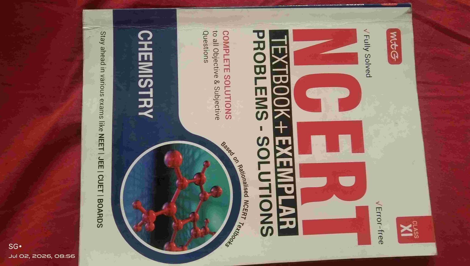 CHEMISTRY TEXTBOOK + EXEMPLAR PROBLEMS SOLUTION - 2nd Hand Book - Bookaao