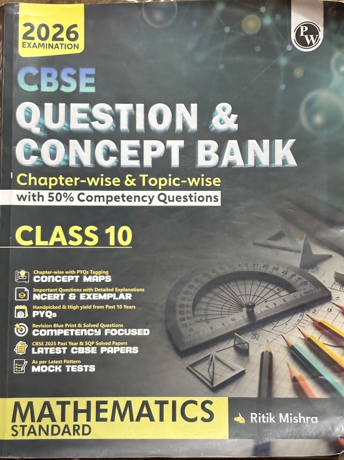 Class 10 Cbse question and concept bank (pw) - Second Hand - Bookaao