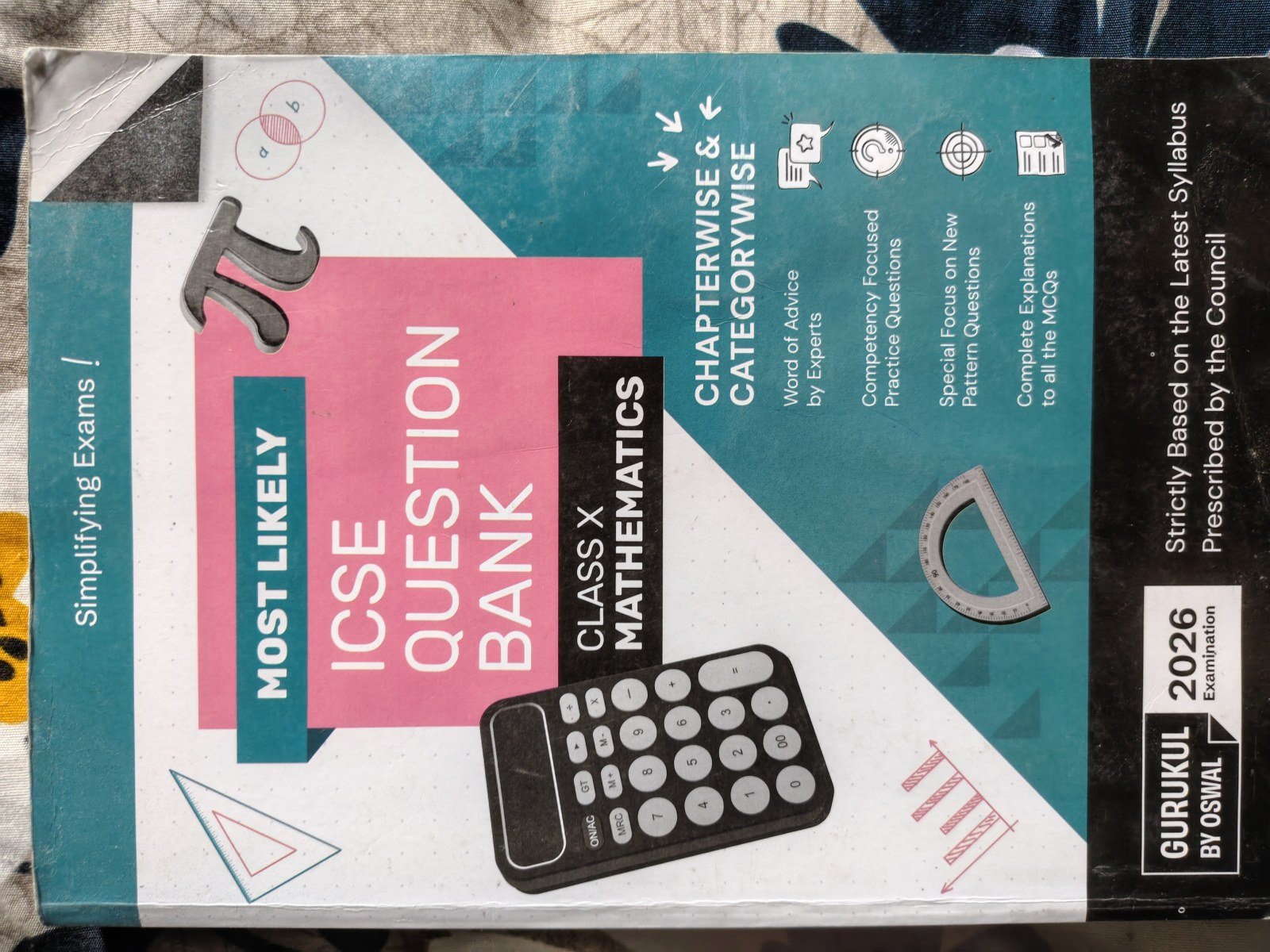 Buy Second Hand Class 10 icse oswaal question bank combo in Siliguri - Bookaao