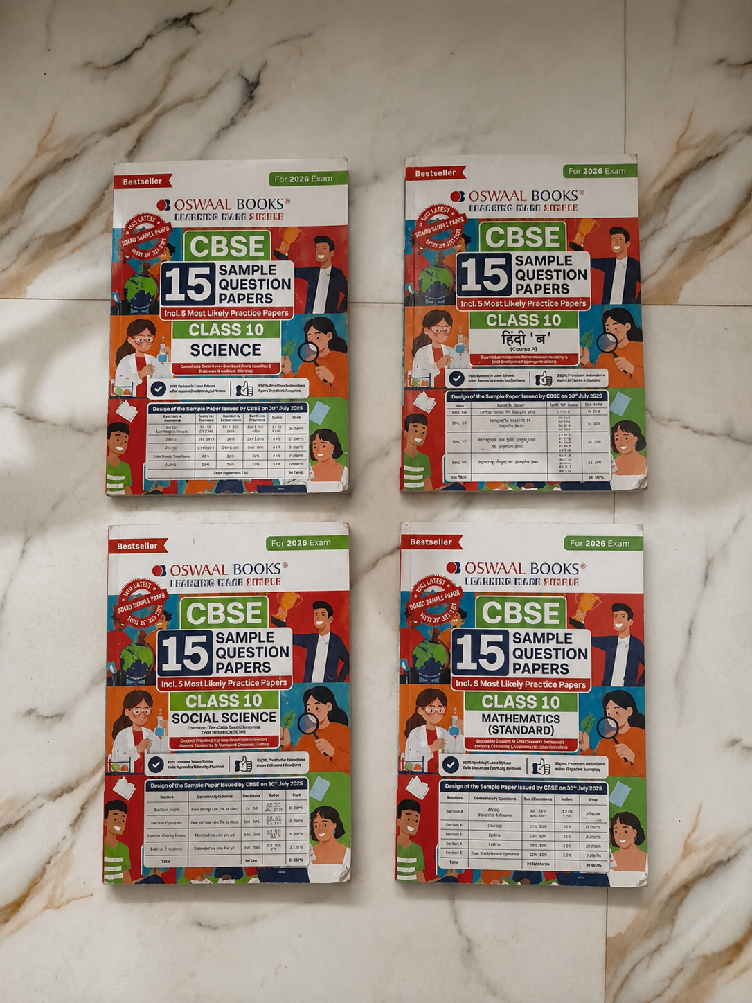 Class 10th Sample Paper Set -2025 - 2nd Hand Book - Bookaao