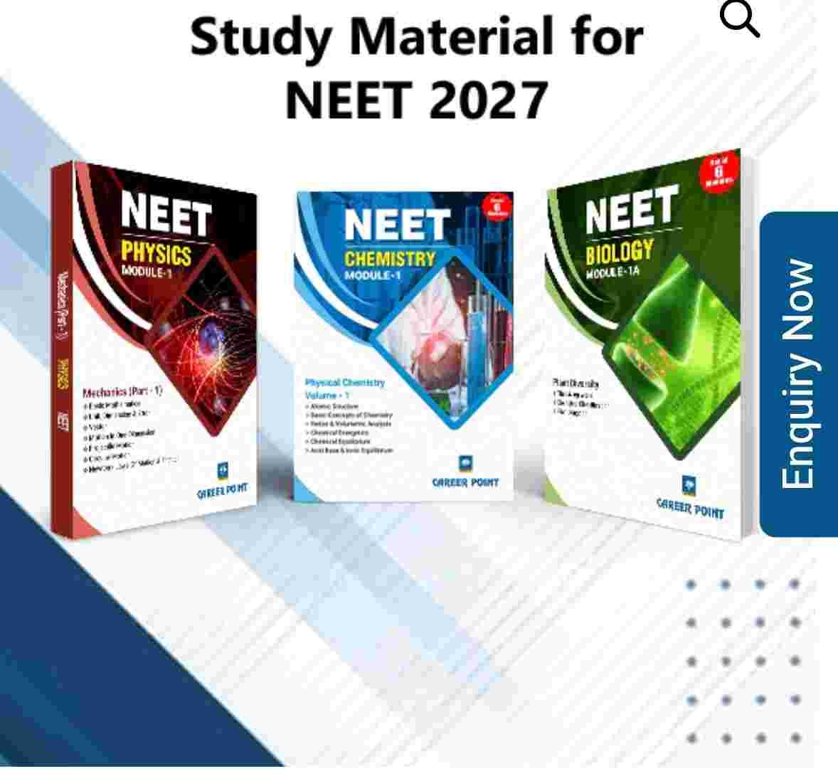 Class 11 inter NEET module of all subjects - New Book - Bookaao