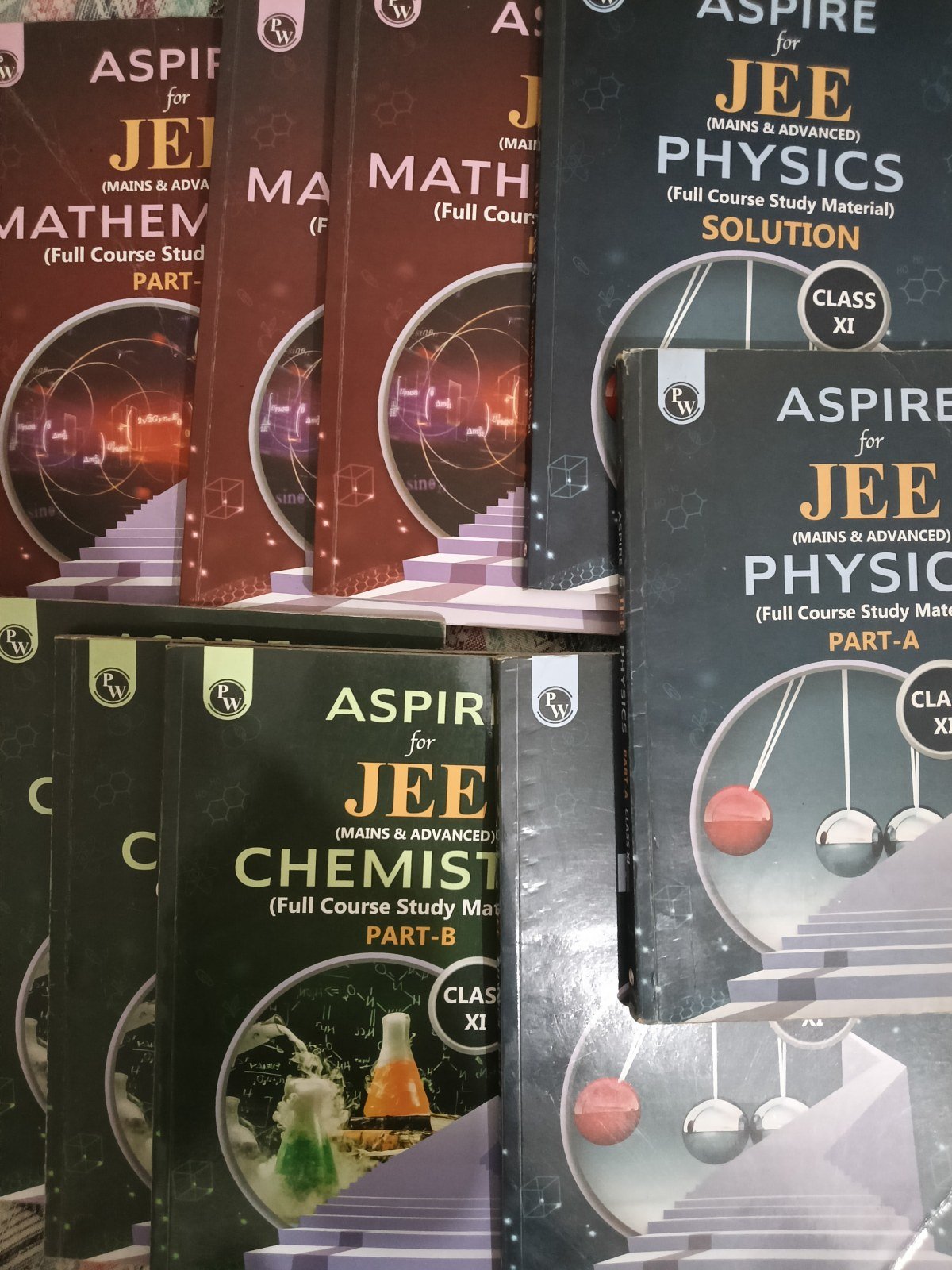 Class 11 JEE PW Study Books – Complete Set - Second Hand - Bookaao