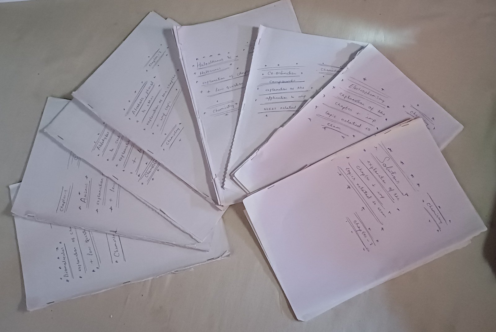 Class 12 Chemistry Handwritten Notes - CBSE - Second Hand - Bookaao