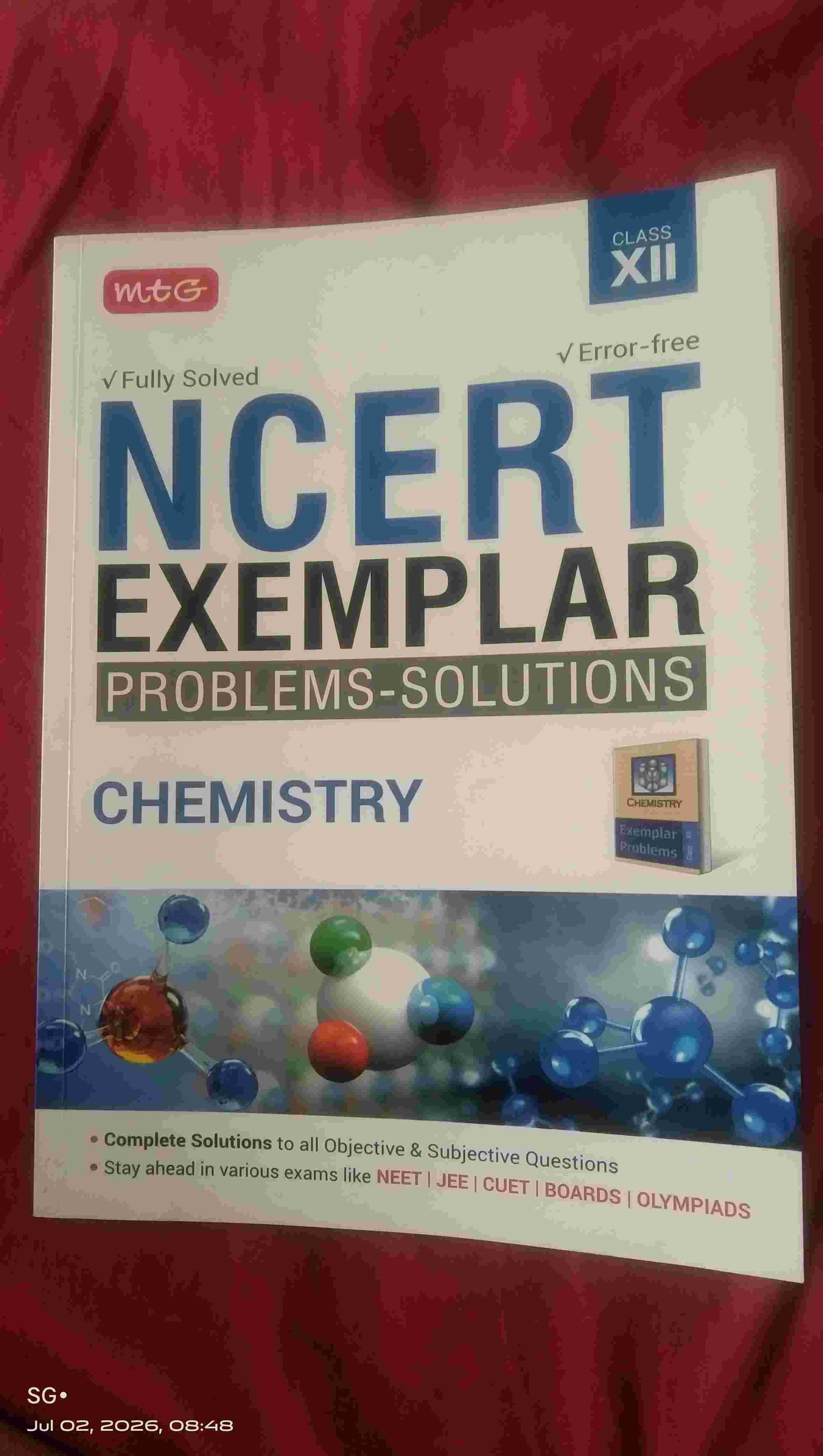 CLASS - 12- CHEMISTRY NCERT EXEMPLAR - Second Hand - Bookaao